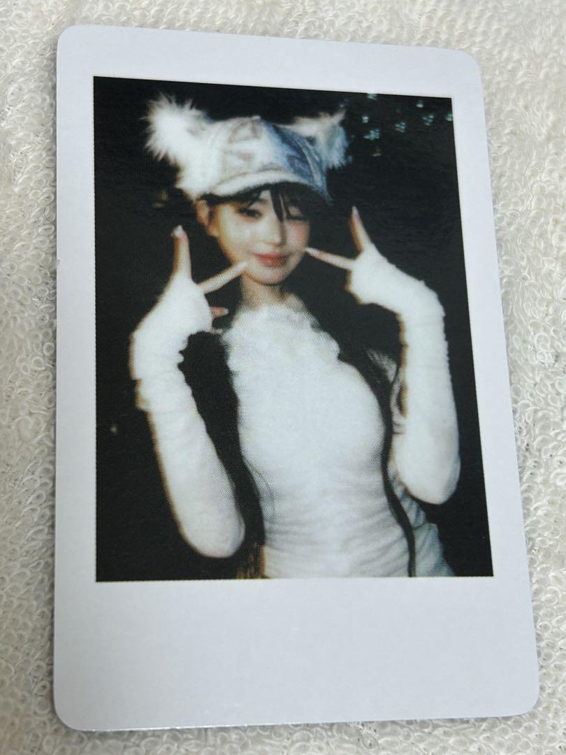 

[USED] IVE Wonyoung Trading Card Withmuu Bonus Instax Polaroid