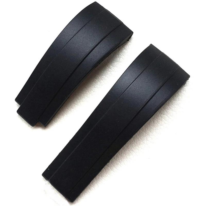 High Quality Rubber Watch Strap for Rolex Water Ghost Submariner Silicone Wristband for Daytona GMT OYSTERFLEX 20mm Bracelet