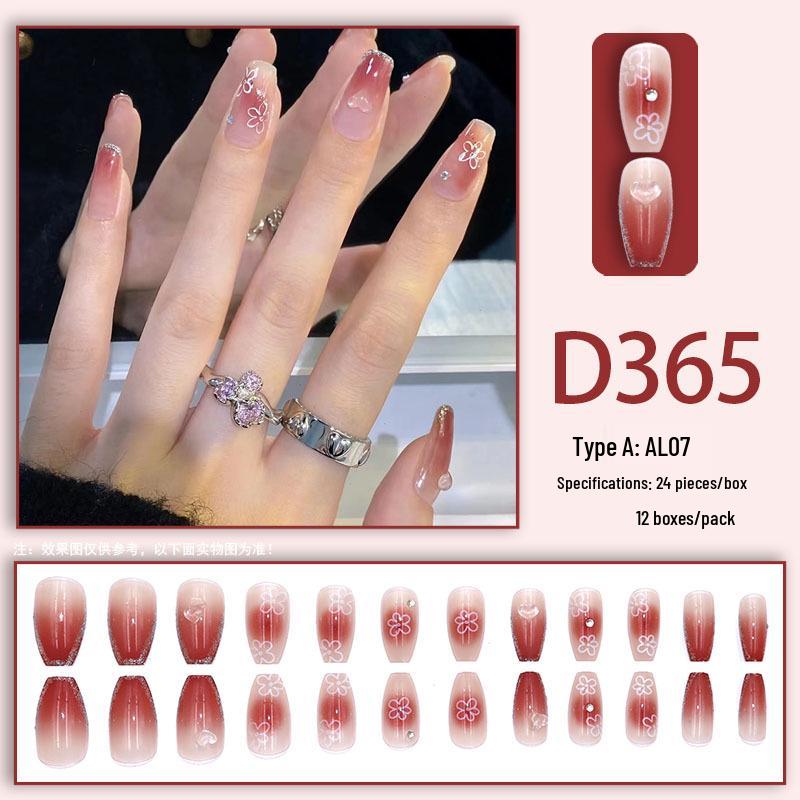 

Summer Fresh Peach Heart Ombre Nail Art with Diamond Accents