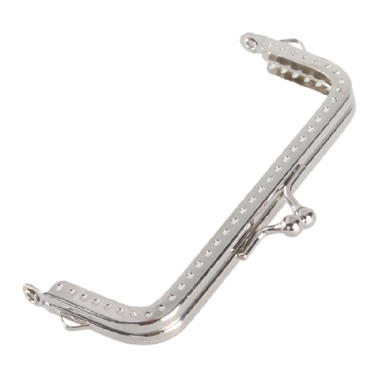 Квадратная Металлическая Рамка Застежка-Поцелуйчик Ручка для Сумки Рамка с Застежкой-Поцелуйчиком Рамка для Изготовления Сумок Квадратная Рамка для Клатча Поделки Своими Руками