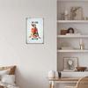 Metal Poster Vintage Woman Funny Wall Art 8x12 Inch Home Decor Sign