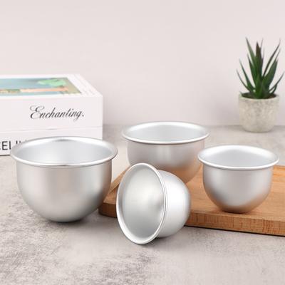 1Pc Aluminum Alloy Deep Semicircle Cake Mold Pan Doll Dress Cake Decoration