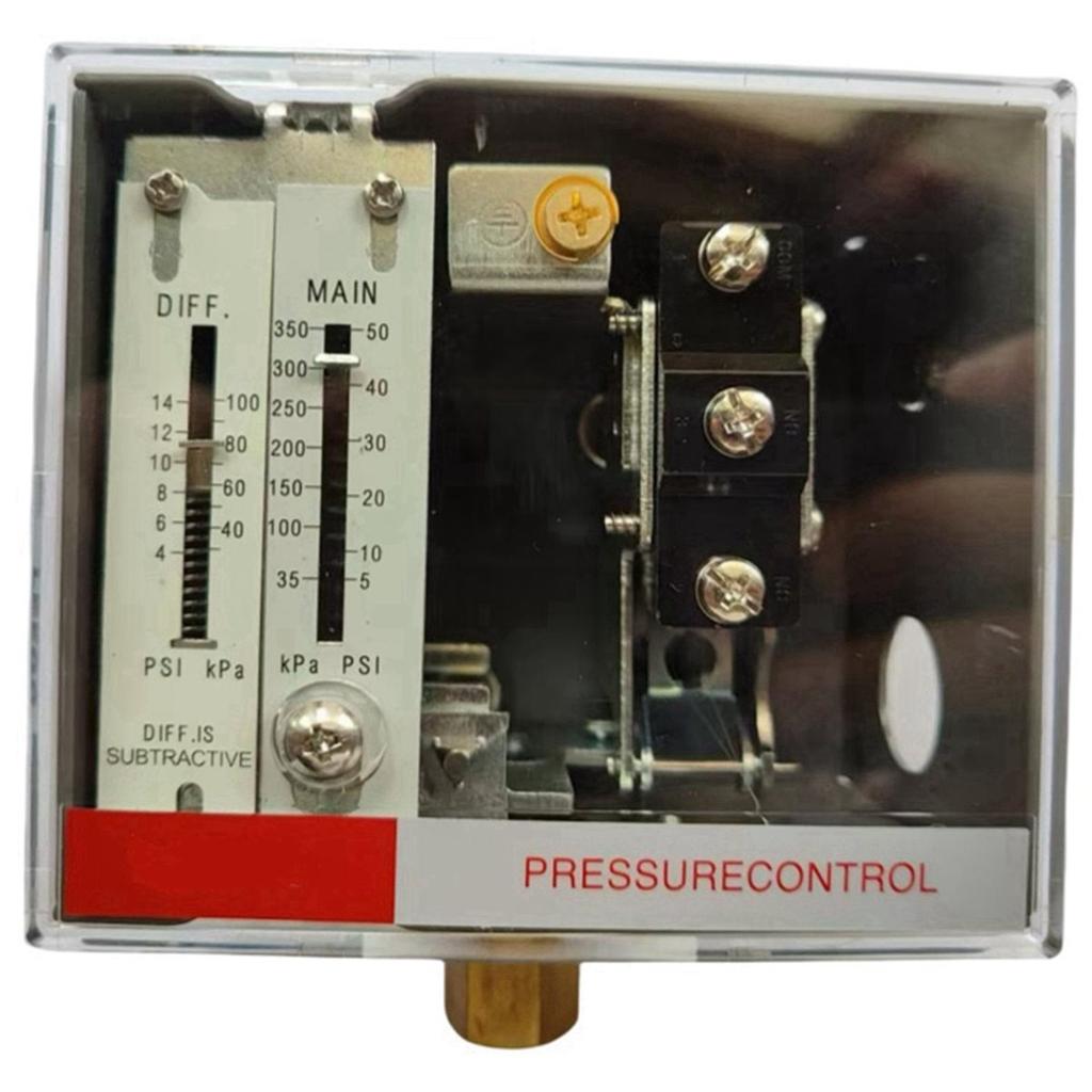 Boiler Steam SPDT Pressure Switches Adjustable Difference Pressure Connection 1/4" NPT 35-350kPa
