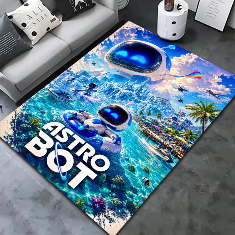ASTRO BOT Carpet Rug for Living Room Bedroom Home Sofa Decoration,Kids play Non-slip Floor Mat