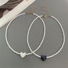 Korean Fashion Ceramics Love Heart Choker Necklace for Women Girl Colorful New Fashion Neck Jewelry