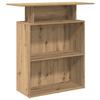 VidaXL Reception Desk Artisan Oak 100x40x104 Cm Engineered Wood, Reception Counter, Salon Reception, Counter 859059