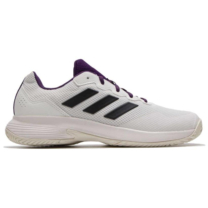 Adidas GameCourt 2.0 White Aurora Plum Men Sneakers Core-White Core-Black JS1949