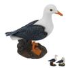 Resin Seagull Statue Sea Bird Figurine Mediterranean Style Decoration For Home Study Rooms Landscape Office Balconies Ornaments