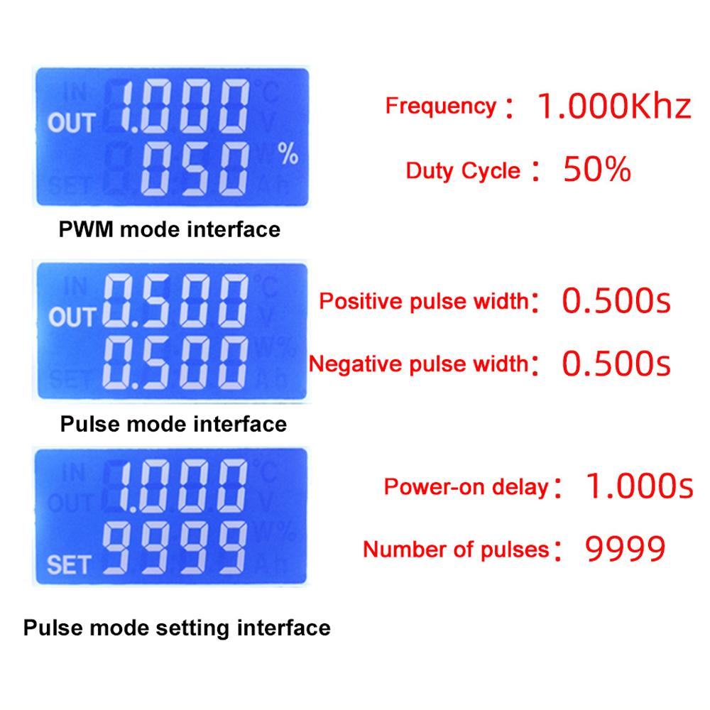 DC3.3-30V Tensiune de lucru 1Hz-150KHz Frecvență de mare putere PWM Driver Controler de viteză a motorului PWM și