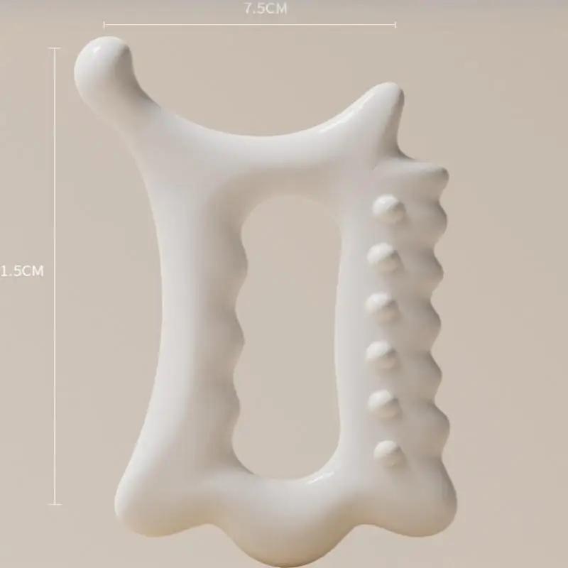 

Ergonomic Versatile Handheld Gua Sha Board For Face & Body - Non-Ceramic, Gua Sha Massage Tool, Relaxation And Beauty Massager