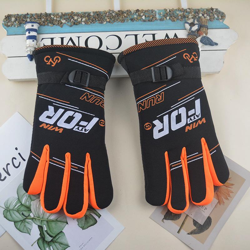 Autumn and winter new men's thermal cycling gloves
