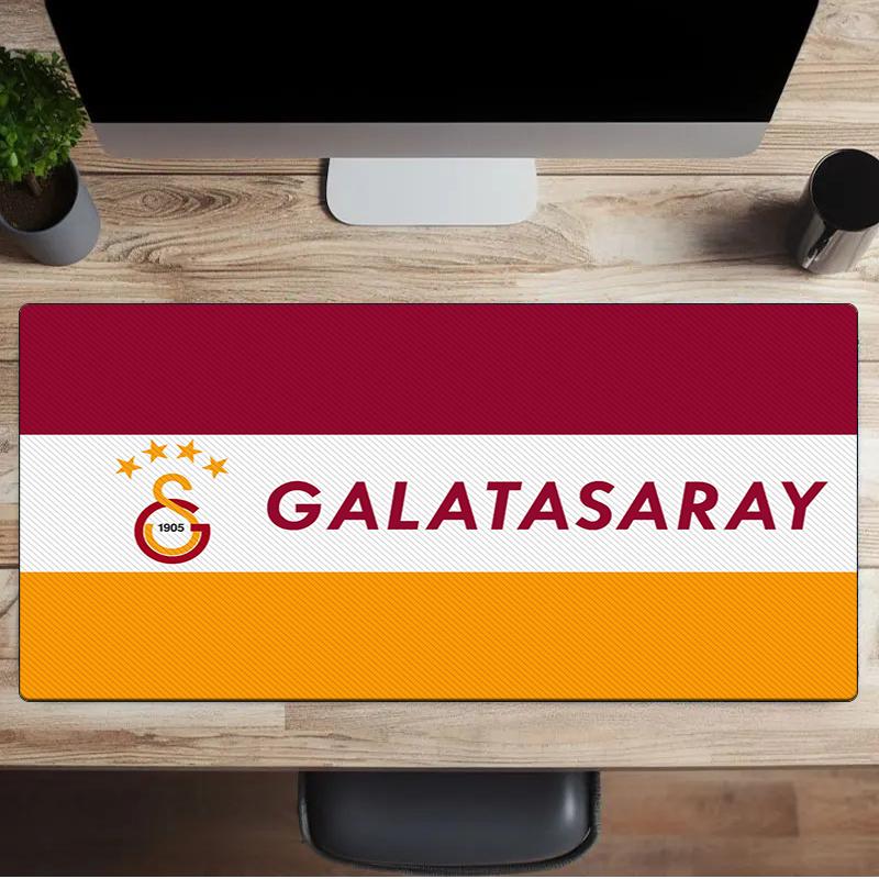 Tappetino per mouse Football Club Galatasaray, Tappetino per mouse da gioco, Tappetino per tastiera, Decorazione da scrivania per computer portatile, Regalo per tifoso, Regalo di compleanno