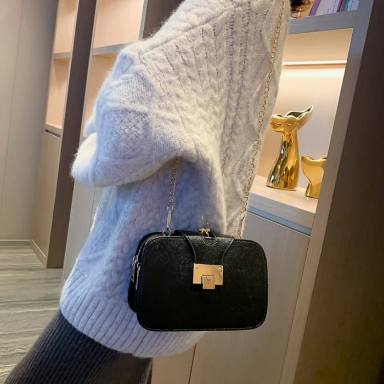New Chain Small Square Bag Women's Shoulder Messenger Bag