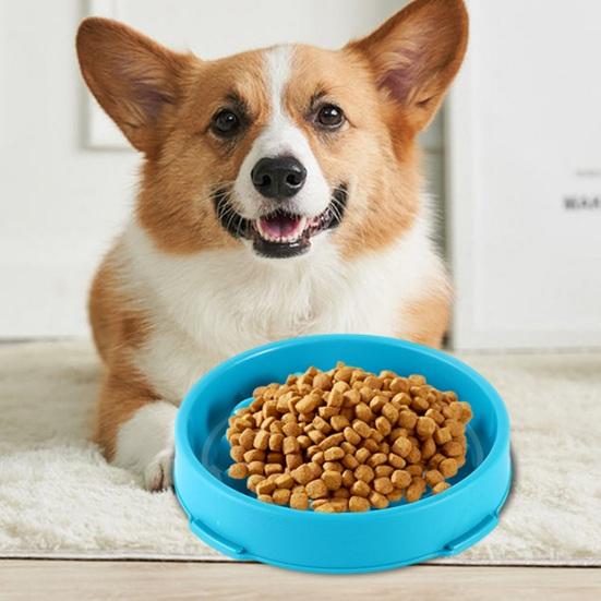 Dog Slow Feeder Bowl Large Breed Unbreakable Safe Slow Down Eating Reduce Bloating Dog Bowl Easy to Clean Maze Pet Feeder