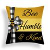 Bee Day Printed Pillow Spring and Summer Plant Flower Cushion Living Room Sofa Home Decoration Pillow