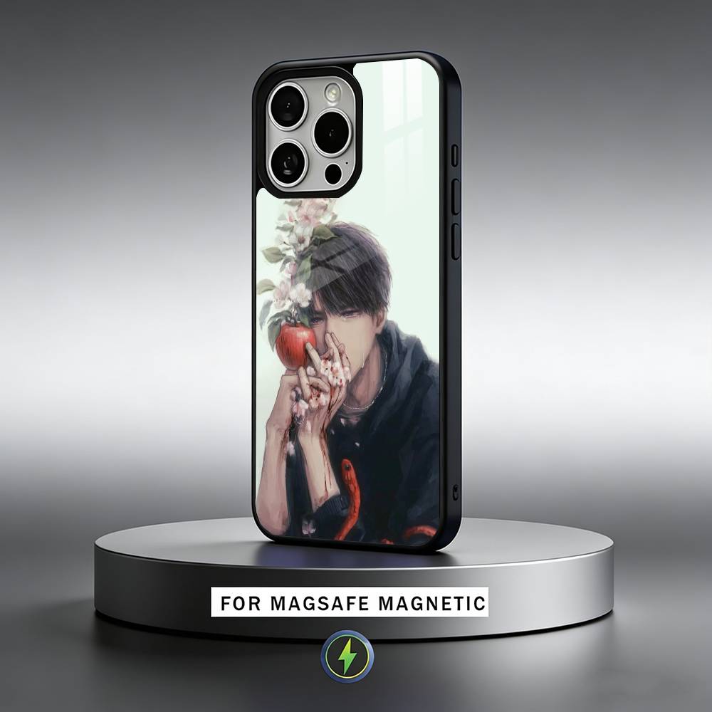 

Чехол для телефона Caleb L-Love Deep Space для iPhone 17, 16, 15, 14, 13, 12, 11 Plus, Pro Max Магнитный для беспроводной зарядки Magsafe iPhone12PROMAX