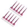 Conjunto de 10 Pincéis para Coloração de Cabelo Cabo Ergonômico Aplicador de Tinta Pincel para Tintura de Cabelo para Salão de Beleza S