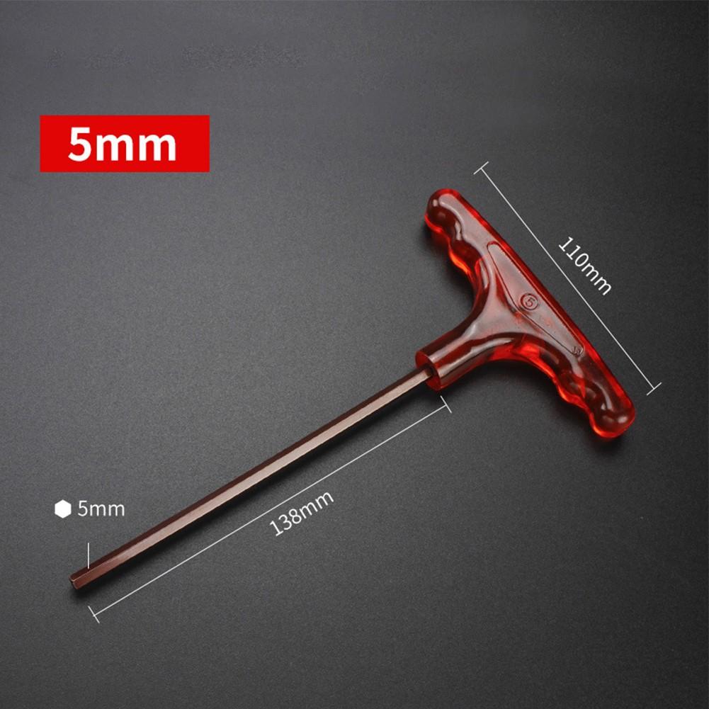 Compact Size Alloy Steel Spanner Nut Driver Tool T-type Inner Hex Wrench