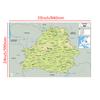 English Map Belarus Map Geographic Map Wall Decor Background Living Home Study Studio Supplies Decorative Hanging Picture