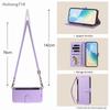 For Honor X6 X6A X6B X6S X7A X7b X7C X7E X8 X8A X8B X9 X9A X9b 4G 5G Case Zipper Coin Purse Flip Leather Cover Crossbody Bag Wireless Charging