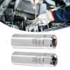 2pcs Magnetic Spark Plugs Socket Wrench Set Featuring Ergonomic Grip Steel Construction for Efficient Engine Maintenance