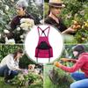 Vegetable Storage Harvesting Apron Quick Release Fruit Picking Bag Gardening Apron  For Weeding