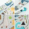 Non-Toxic Dinosaur Waterproof Pouch Lightweight Foldable Travel Storage Bag For Swim Beach Gym Baby Outing Cosmetics Pouch