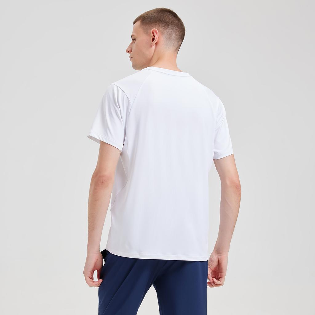 Under Armour Casual Breathable Quick-Dry Loose Round Neck Short Sleeve T-Shirt Unisex Tops White 25500505-100