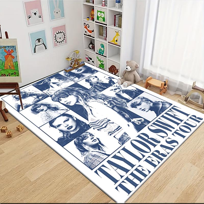 Taylor Swift Eras Tour Teppich Teppich Weich Waschbar Rutschfest Zuhause Wohnzimmer Sofamatten Personalisierter Weihnachtsteppich