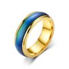 Anello Coreano che Cambia Colore con la Temperatura, Larghezza 6mm, Regalo Unisex
