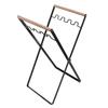 Iron Trash Bag Holder Outdoor Leaf Bag Stand Foldable Trash Stand Holder for Camping
