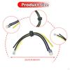 4x Fuels Lines Hoses Petrol Filter Kit 22 cm Flexible with Balancer for Mower Garden