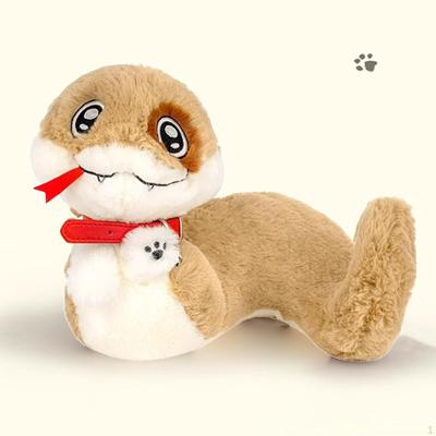 Brinquedo Boneca Cobra de Pelúcia Fofa para Meninos Meninas Presentes de Aniversário