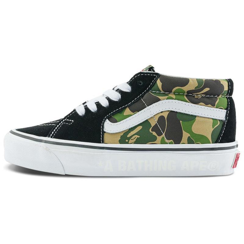 

Vans Bape X Vans Sk8 Mid 83 ABC Camo Sneakers VN000MZGCX3 40.5 зелёный