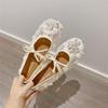 2026 Frühling Spitze Blume Damen Mary Jane Schuhe Mode Slip-On Komfort Straßenstil Weiche Sohle Damen Kleider flache Schuhe