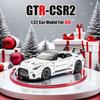 1/32 Scale Simulation Nissan GTR CSR2 Miniature Car Model Metal Diecasts & Toy Vehicles Alloy Decoration Education Toy Children Boy Toys Gift