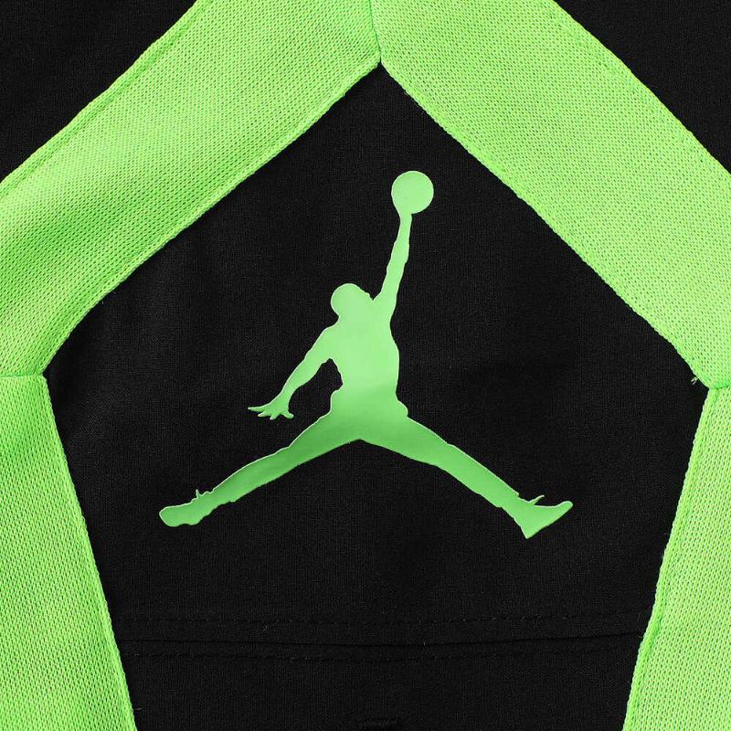 Jordan Lace-Up Fashion Comfortable Versatile Color-Block Three-Quarter Casual Shorts Men shorts Black Green FQ2990-014