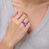 Fashionable Geometric Resin Rings Trendy Accessory for Women and Men With Multiple Color Addition