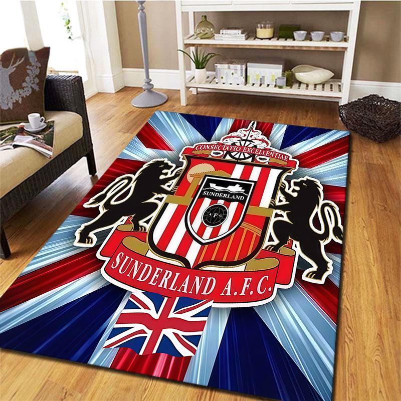 Sunderland A.F Carpet Rug for Living Room Bedroom Home Sofa Decoration,Kids play Non-slip Floor Mat