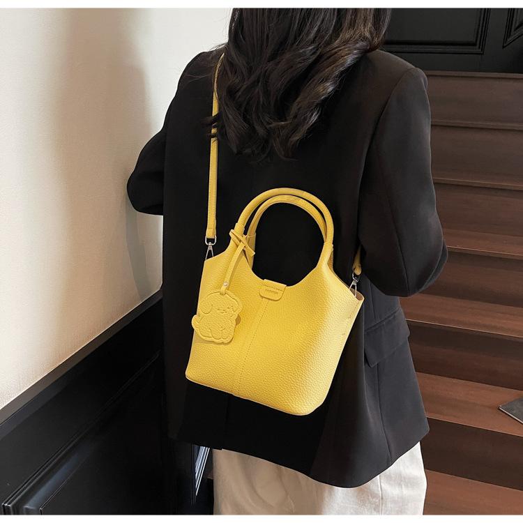 Hand bag high-end women's small women's bag new versatile bucket single shoulder oblique span bag