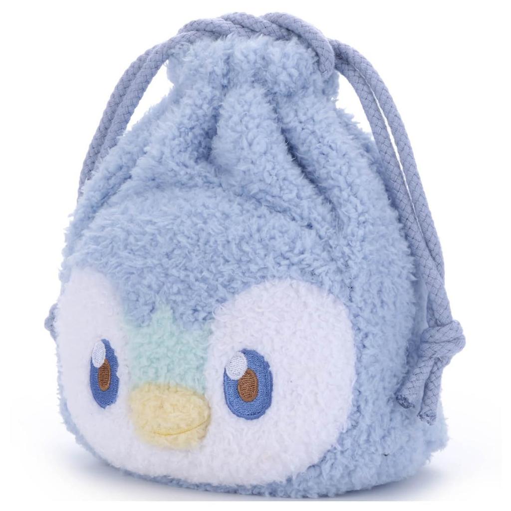 TAKARATOMY A.R.T.S Pocket Monsters Poke Piece Plyšový stahovací vak Piplup Plyš Šířka Cca. 18 cm