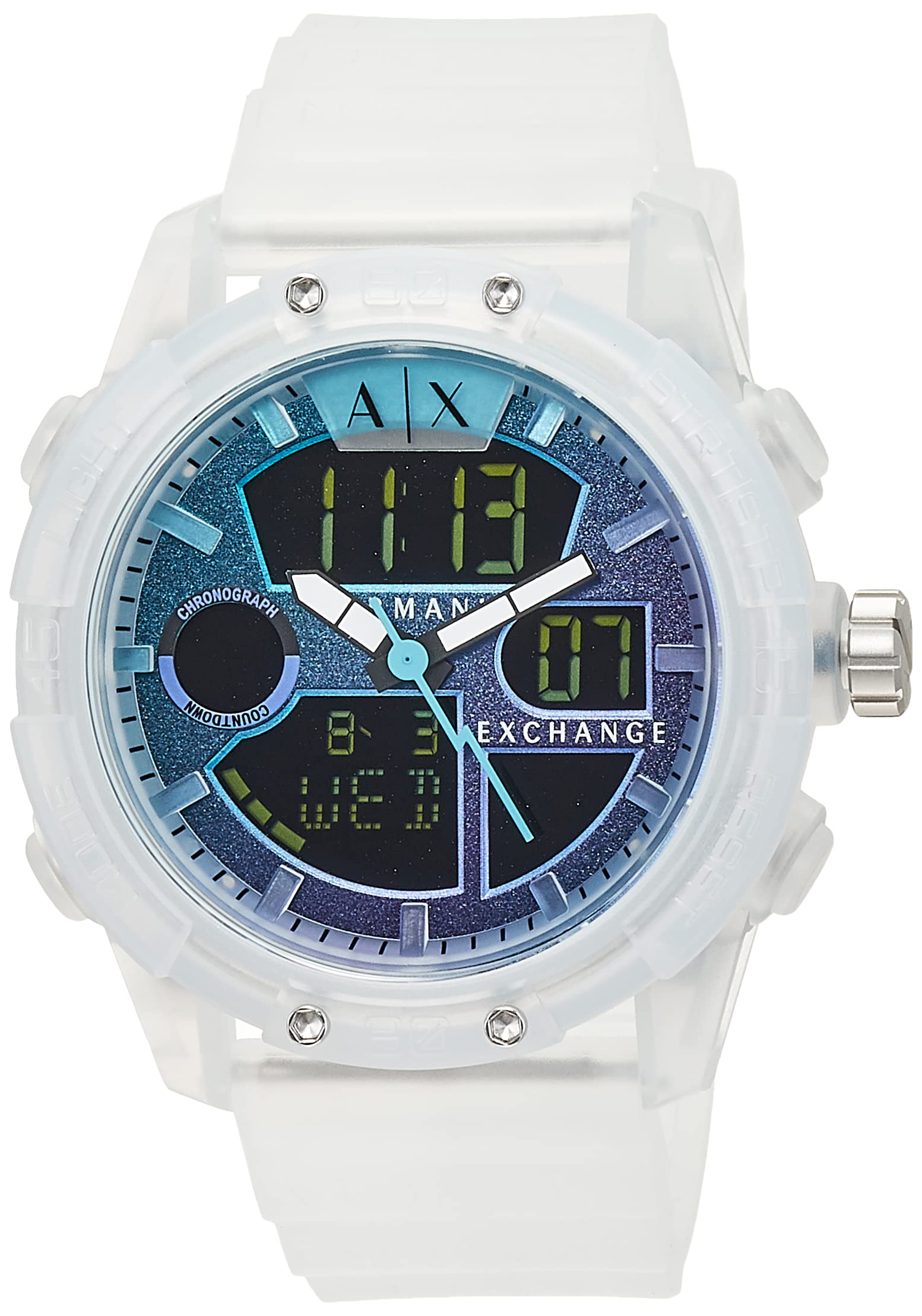 Мужские часы AX Armani Exchange, NA AX2963, Прозрачные
