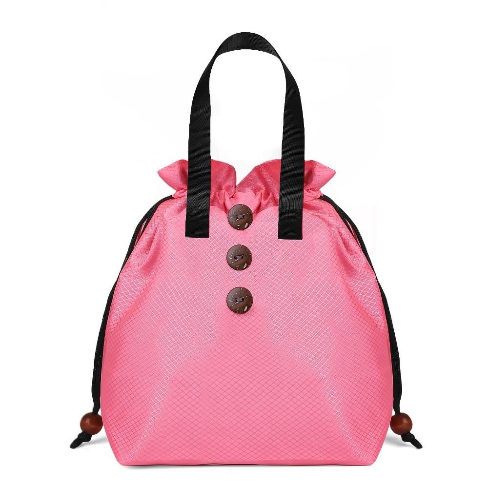 

Heat Preservation Insulated Meal Bag Thickened Lunch Box Bag Portable Picnic Bag Camping розовый