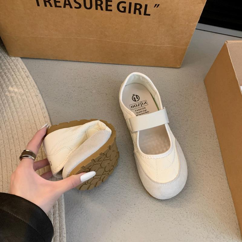 

Желтые ретро немецкие тренировочные туфли женские 2025 весна новые мягкая подошва туфли Форреста Гампа платформа туфли Мэри Джейн дышащие кроссовки 40 бежевый