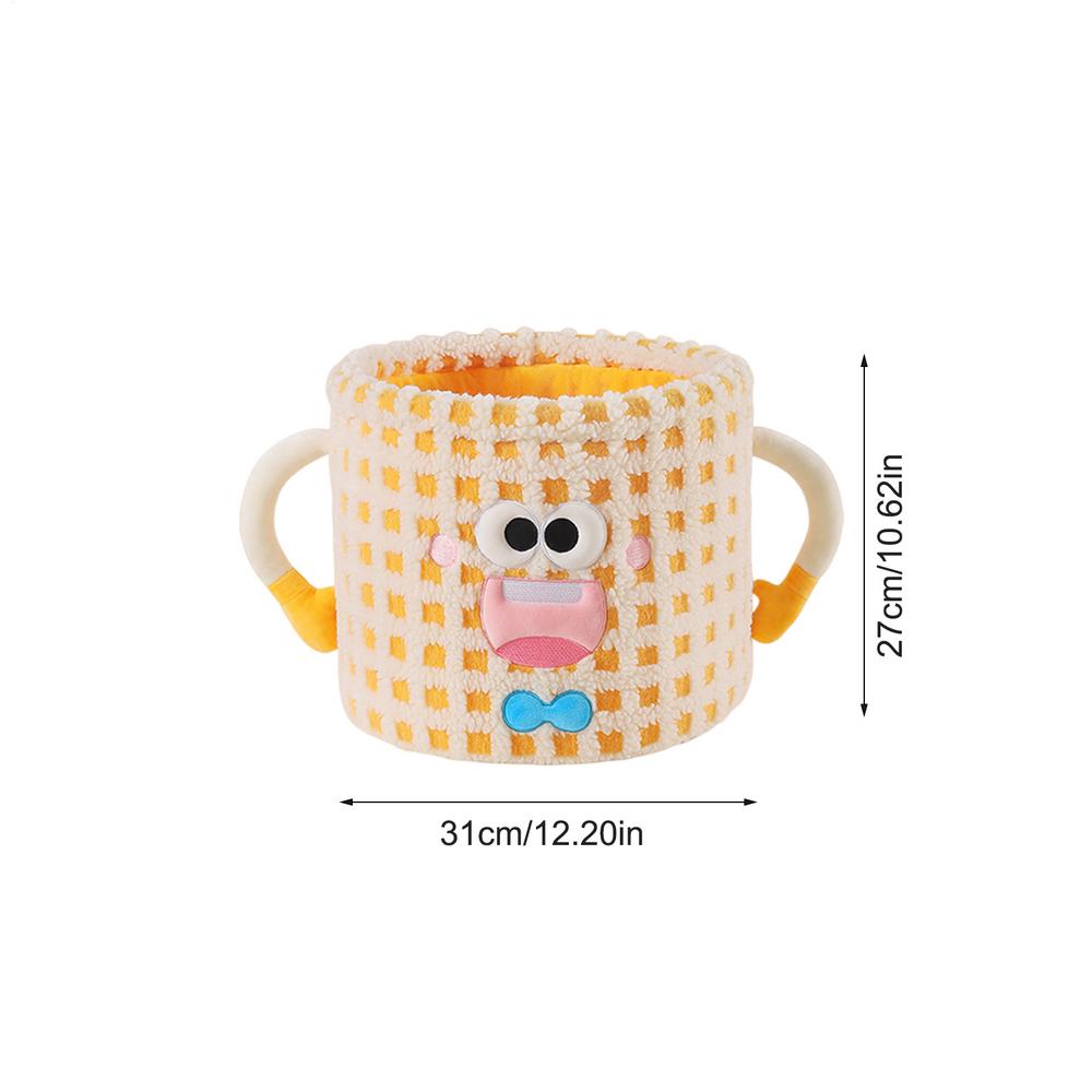 

Trunk Organizer Cute Large Capacity Basket with Handles Car Organizer Back Seat Storage for Truck SUV RV Sedan Interior Travel