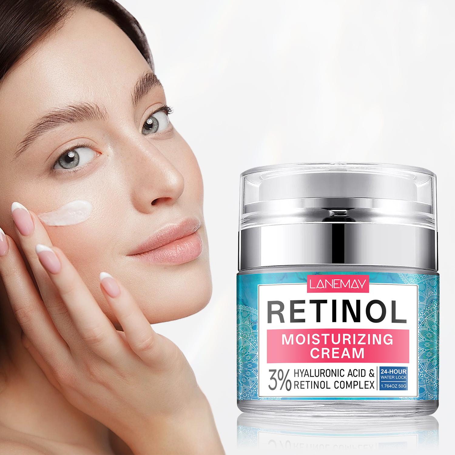 

Увлажняющий крем с ретинолом-24 часа глубокого увлажнения-Уменьшает морщины-Подходит для всех типов кожи, 50 г