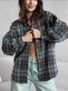 Cross2026 Europäisches & Amerikanisches Damen Karohemdjacke - Neue Frühjahrs-/Herbstmode