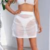 BITCED Sexy Bodycon Skirt - Lace-Up Hemline with Slit Women's Summer Skirt