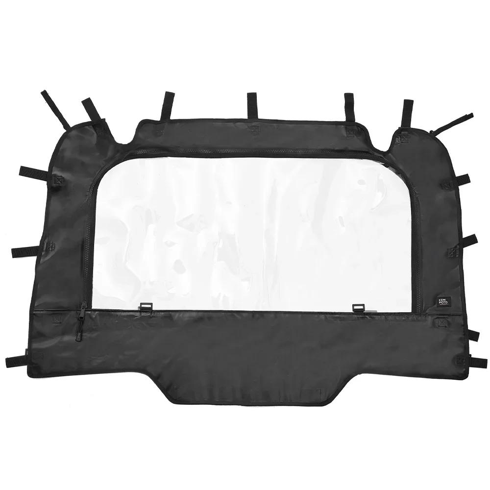 KEMIMOTO UTV Soft Rear Clear Full Windshield Compatible with Polaris RZR XP1000 /XP 4 1000 RZR XP Turbo /XP 4 Turbo 2014-2023