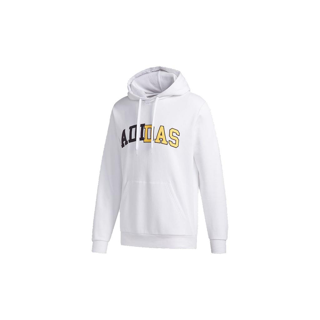 Adidas Sweatshirts Men's White Hooded Moderate Regular GE5509